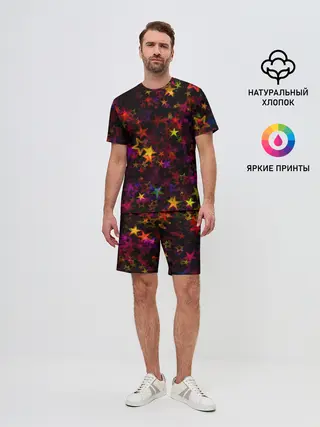 Мужской костюм с шортами / Stars