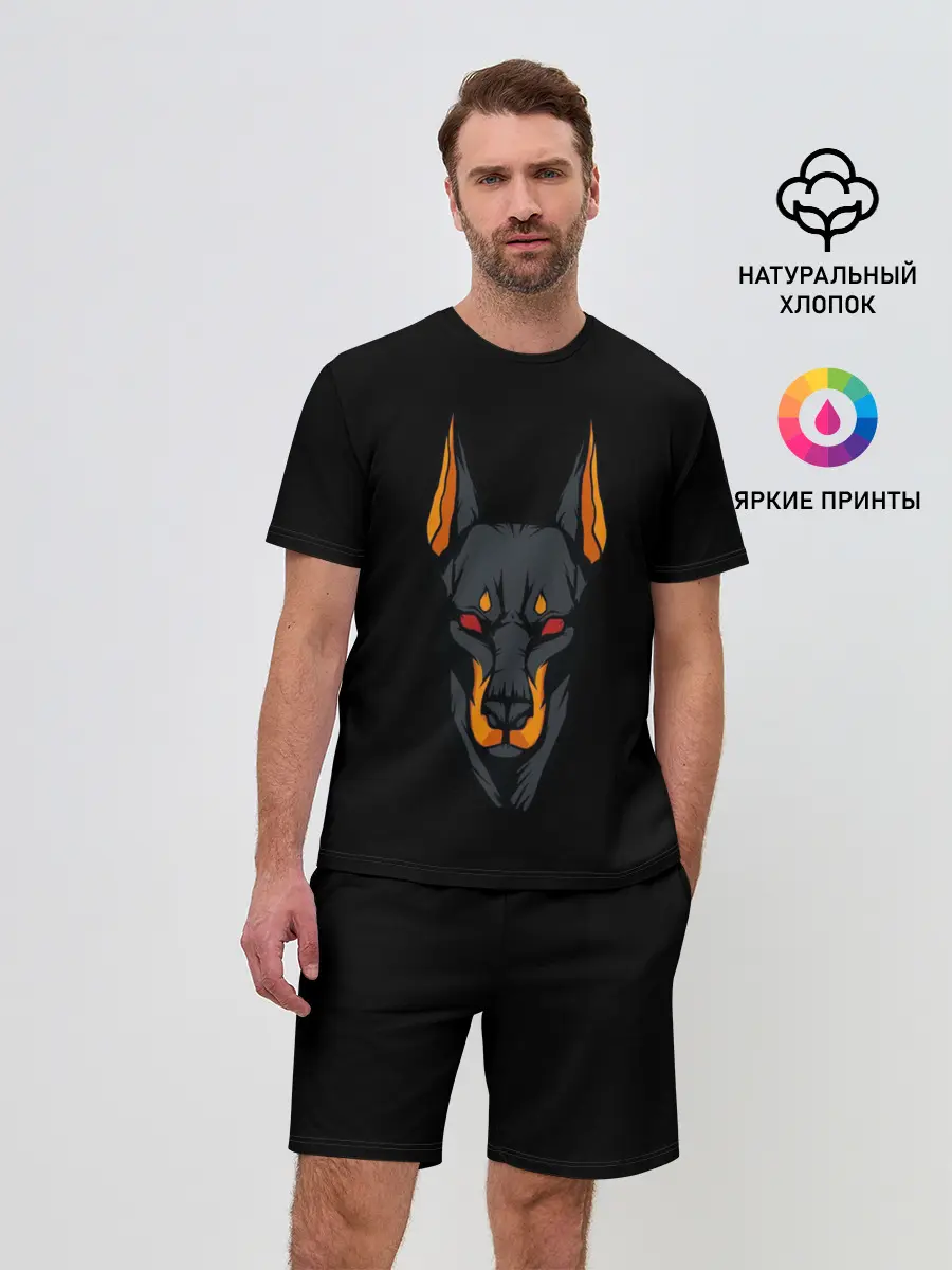 Мужской костюм с шортами / Доберман