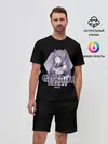 Мужской костюм с шортами / Genshin Impact