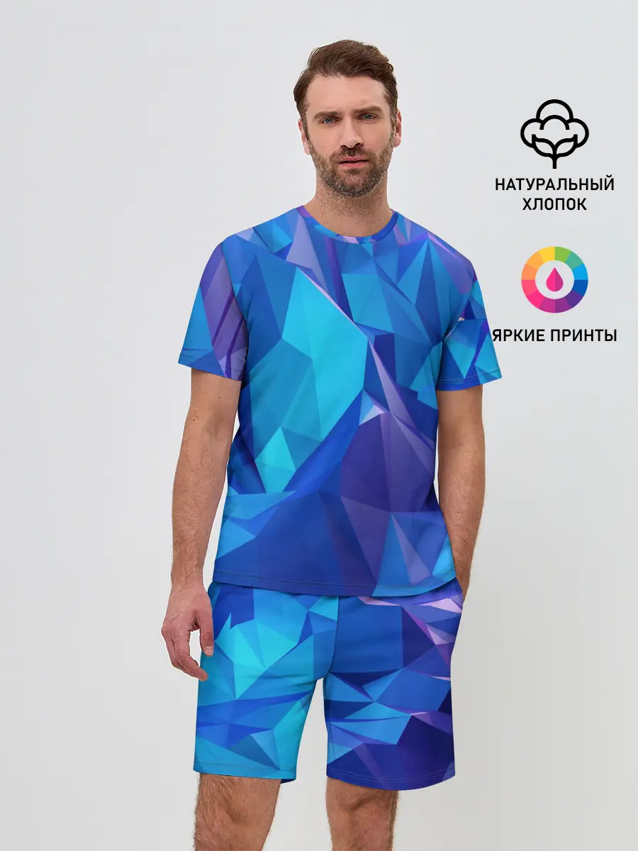 Мужской костюм с шортами / NEON CRYSTALLS