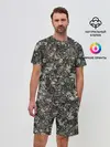Мужской костюм с шортами / Камуфляж Амонг Ас