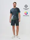 Мужской костюм с шортами / Олень