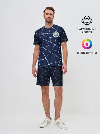 Мужской костюм с шортами / MAN CITY, разминочная 20/21