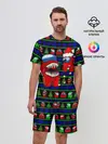 Мужской костюм с шортами / Новогодний Among Us