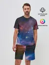 Мужской костюм с шортами / Glitch space