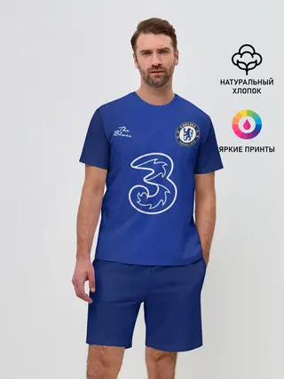 Мужской костюм с шортами / CHELSEA домашняя сезон 20/21