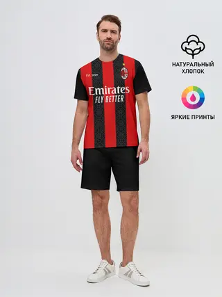 Мужской костюм с шортами / AC MILAN 20/21 - ДОМАШНЯЯ