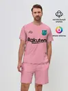 Мужской костюм с шортами / BARCELONA резервная 20/21
