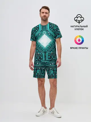 Мужской костюм с шортами / Схема