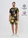Мужской костюм с шортами / AMONG US НОВОГОДНИЙ
