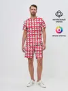 Мужской костюм с шортами / Мишки в шарфиках