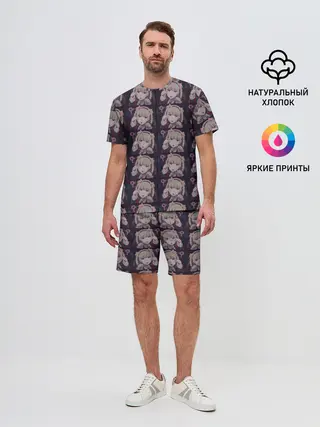 Мужской костюм с шортами / Кирари Момобами Неко
