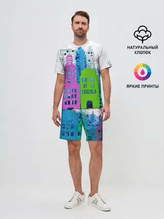 Мужской костюм с шортами / Город