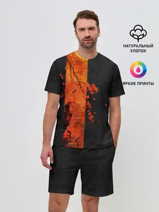 Мужской костюм с шортами / ЦАПЛЯ