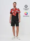Мужской костюм с шортами / Губы