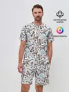 Мужской костюм с шортами / Барбершоп