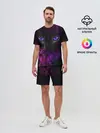 Мужской костюм с шортами / Кот