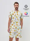Мужской костюм с шортами / Baked Goods Pattern