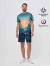 Мужской костюм с шортами / Природа