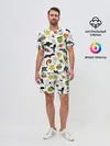 Мужской костюм с шортами / Хэллоуин паттерн
