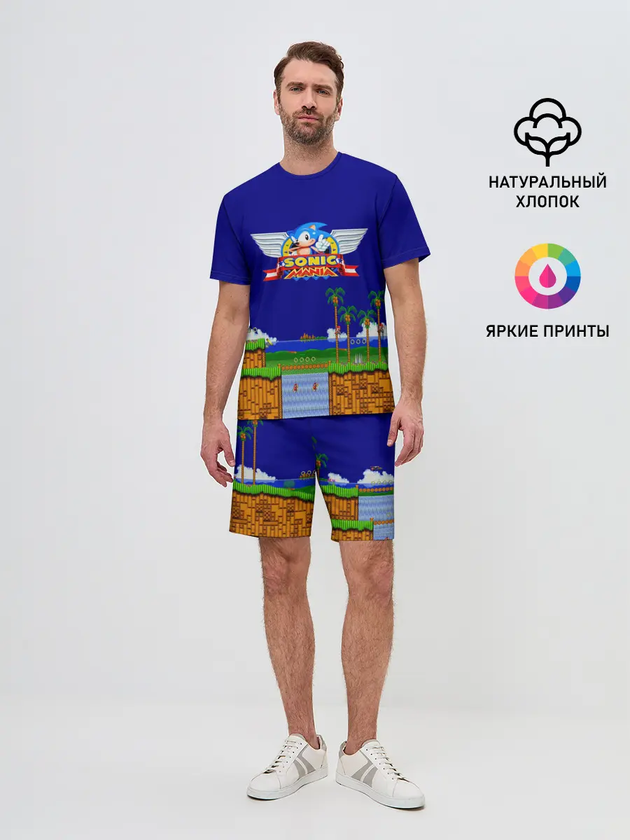 Мужской костюм с шортами / Sonic.