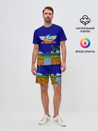 Мужской костюм с шортами / Sonic.