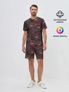 Мужской костюм с шортами / Хэллоуиновский кот