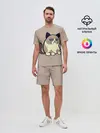 Мужской костюм с шортами / Великий Grumpy Cat