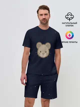 Мужской костюм с шортами / Ночная мышь