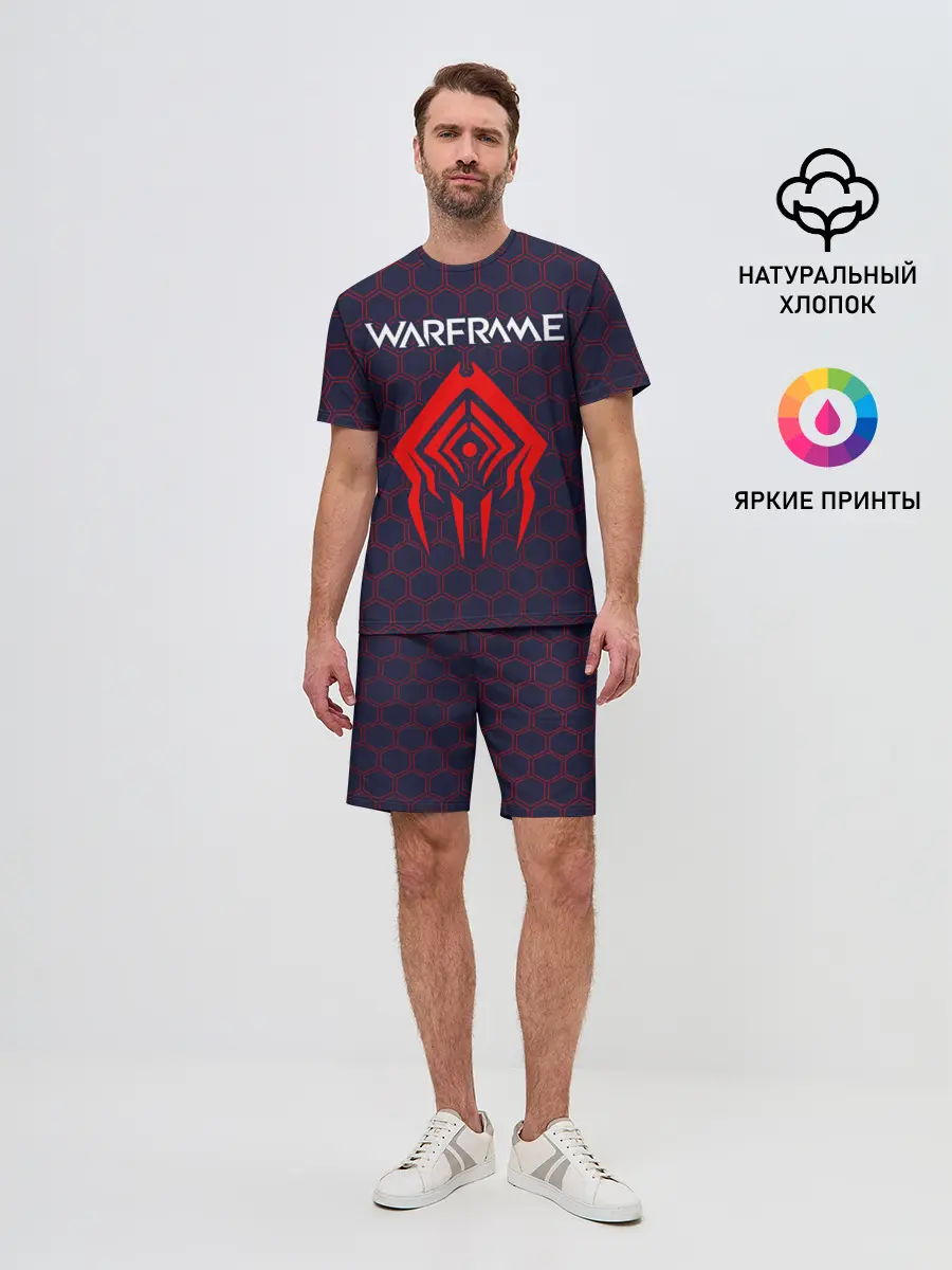 Мужской костюм с шортами / WARFRAME / ВАРФРЕЙМ