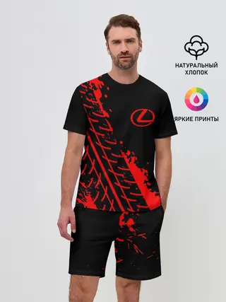Мужской костюм с шортами / LEXUS / ЛЕКСУС