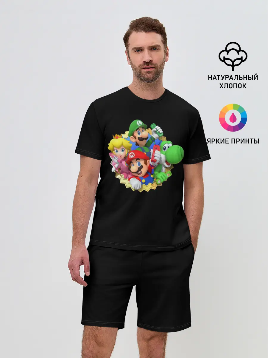 Мужской костюм с шортами / Марио