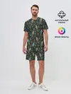 Мужской костюм с шортами / Попугай Ара