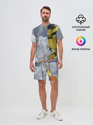 Мужской костюм с шортами / сноубордист