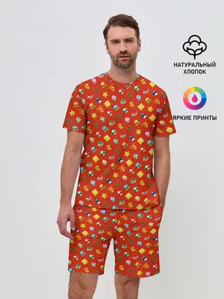 Мужской костюм с шортами / Super Mario