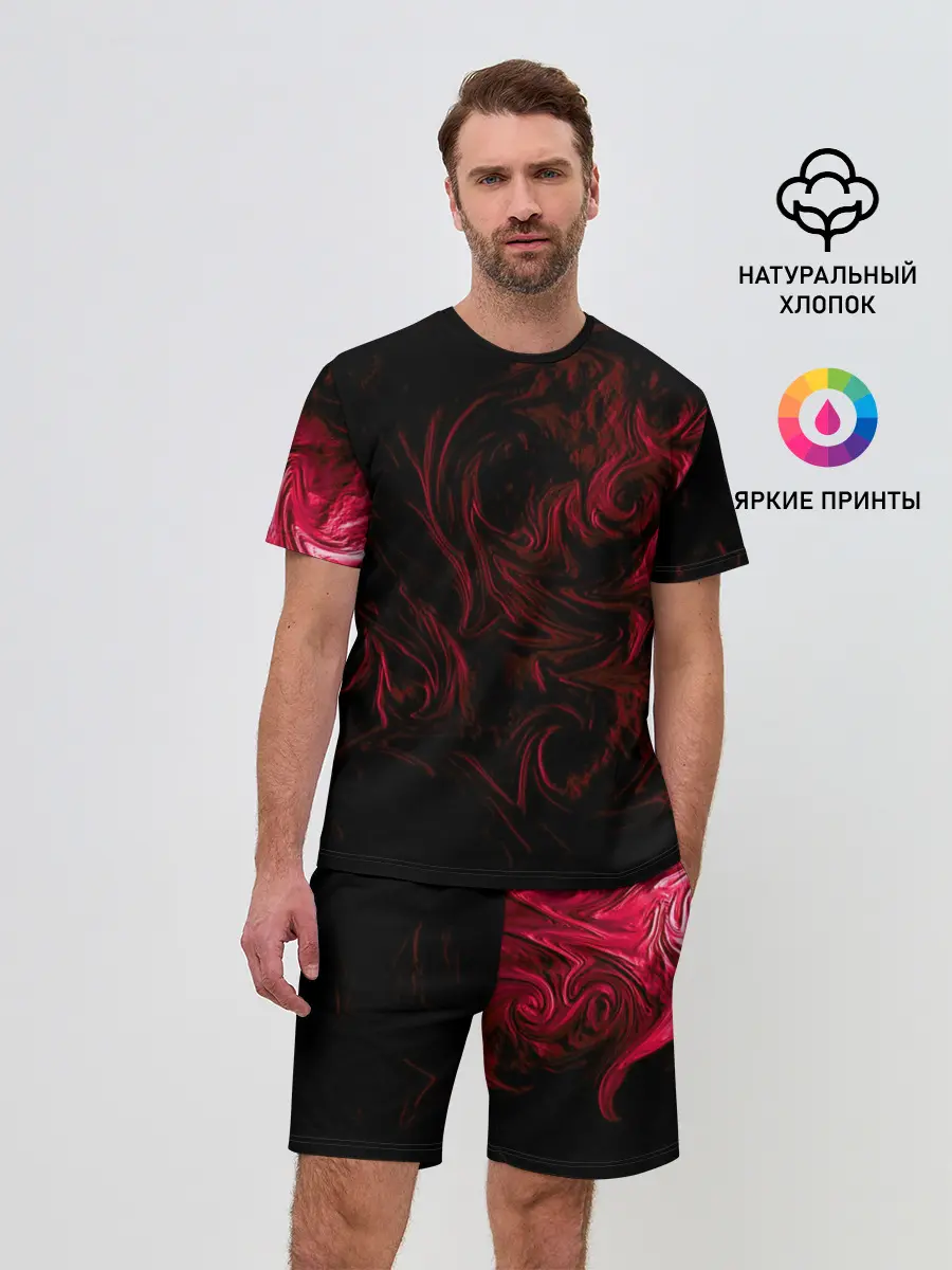 Мужской костюм с шортами / Fire
