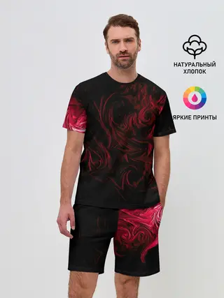 Мужской костюм с шортами / Fire