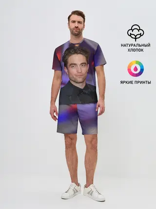 Мужской костюм с шортами / Роберт Паттинсон