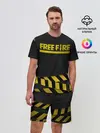 Мужской костюм с шортами / Free Fire