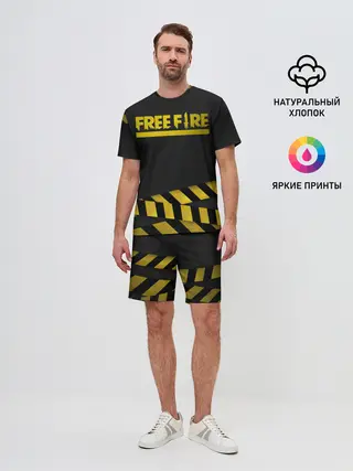 Мужской костюм с шортами / Free Fire