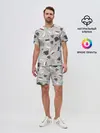 Мужской костюм с шортами / Утро начинается с кружки