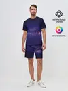 Мужской костюм с шортами / Космос