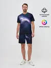 Мужской костюм с шортами / Космос