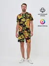 Мужской костюм с шортами / Хохлома