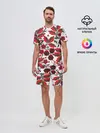 Мужской костюм с шортами / Хохлома