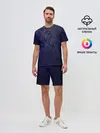 Мужской костюм с шортами / Муар