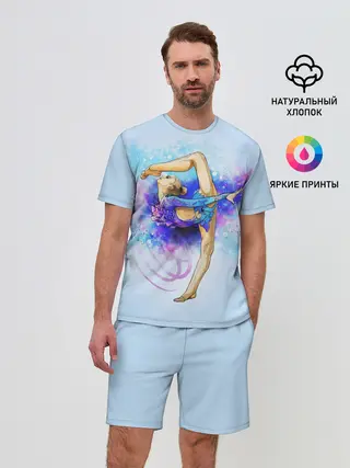 Мужской костюм с шортами / Художественная гимнастика