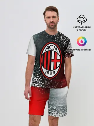 Мужской костюм с шортами / AC MILAN / МИЛАН