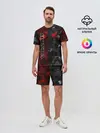 Мужской костюм с шортами / HONDA | RedBlack