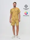 Мужской костюм с шортами / Цветы